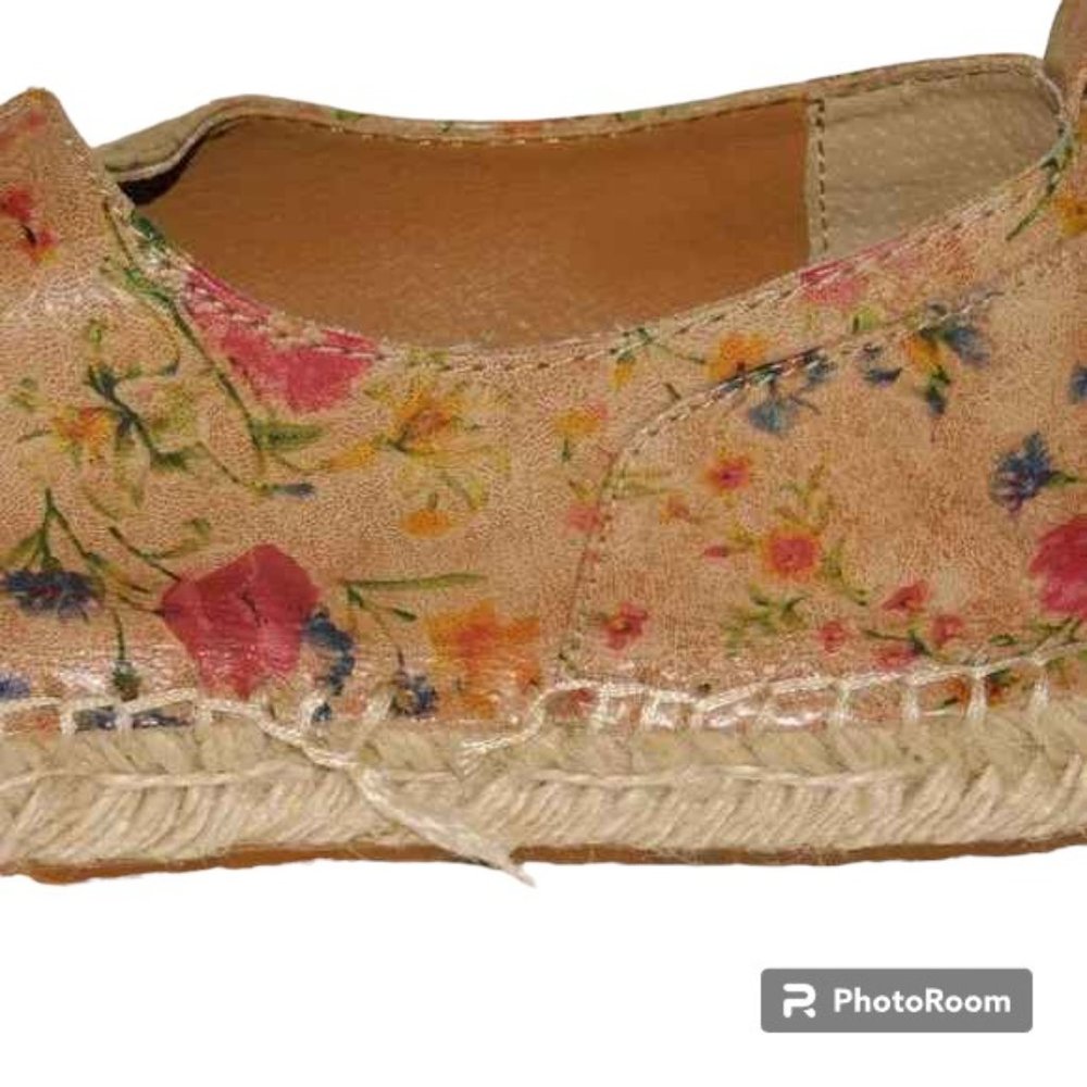 Patricia Nash Floral Espadrille Slip-On Sneakers in Blush Multi - Picture 12 of 12